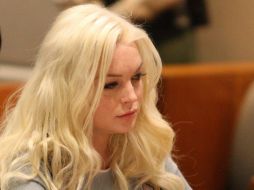 Al fin las comparecencias de Lindsay Lohan parecen ser gratas. EFE  /