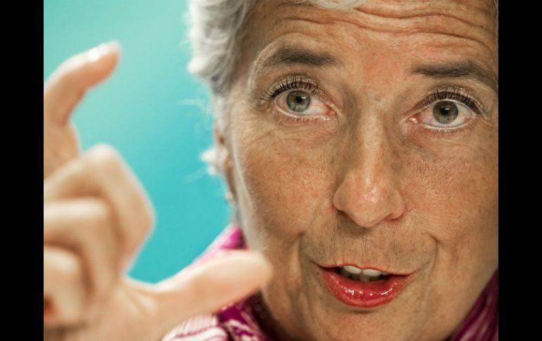La directora gerente del FMI, Christine Lagarde, destaca la necesidad de esfuerzoa colectivos para proteger la economía.  /