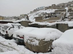 Durante la última semana ha estado nevando intensamente en Kabul. EFE  /