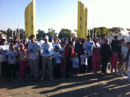 En compañía de aproximadamente 100 asistentes, los niños y sus papás dieron lo mejor de sí.  /