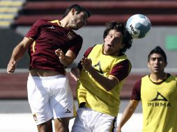 El entrenamiento de Estudiantes sigue siendo realizado sin técnico. MEXSPORT  /