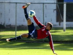 Erick Torres ''Cubo'' durante entrenamiento en Verde Valle. MEXSPORT  /
