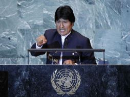 Evo Morales celebrará este domingo con sus leales, su sexto año en la Presidencia.AP  /