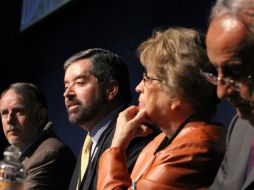 Arturo Menchaca, Juan Ramón de la Fuente, Juliana González y Adolfo Martínez. EL UNIVERSAL  /