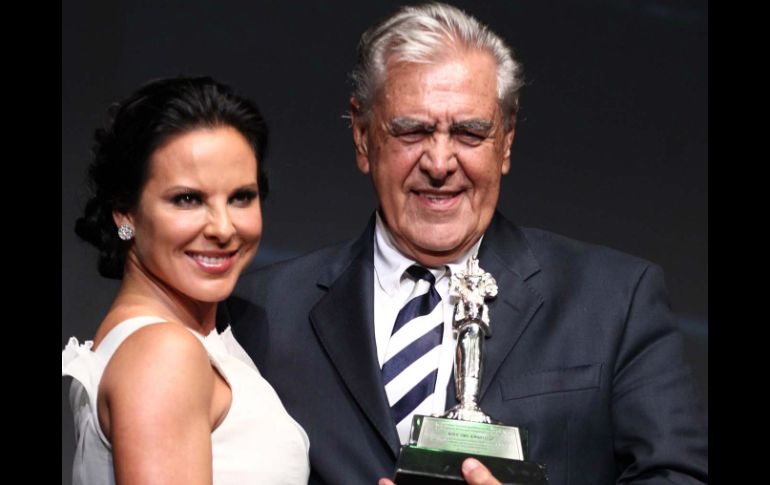 Eric del Castillo, padre de la actriz, asegura que el periodista Carlos Marín no entendió el mensaje de Kate. NTX  /