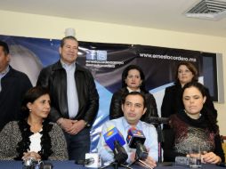 El aspirante a la Presidencia de la República, Ernesto Cordero Arroyo, ofreció una conferencia de prensa. NTX  /