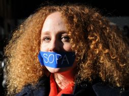 La discusión del proyecto antipiratería provocó manifestaciones en las calles y en el Internet.  /