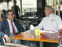 La reunión entre Fernando Gómez Mont y Fernando Guzmán Pérez Peláez fue en un café de Providencia.  /