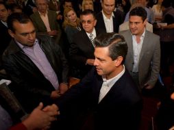Peña Nieto se presentó en el panel Plataforma logística y desarrollo urbanodurante la reunión anual de industriales Guadalajara 2012  /