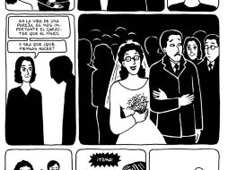 Con ilustraciones de gran fuerza expresiva, ''Pollo con ciruelas'' pasa de la simple historieta a la narrativa profunda. EFE  /