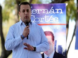 El precandidato del blanquiazul hizo un llamado a los panistas de la Entidad a no caer en provocaciones. ARCHIVO  /