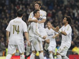 Real Madrid sigue puntero en la liga de España. EFE  /