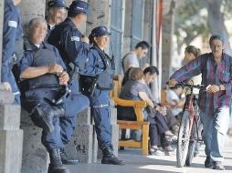 La Policía de Guadalajara, con menos uniformado que hace 10 años.  /