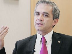 Miguel Ángel Mancera dejó en claro que no se afiliará al PRD, pese a haber ganado la encuesta interna. EL UNIVERSAL  /
