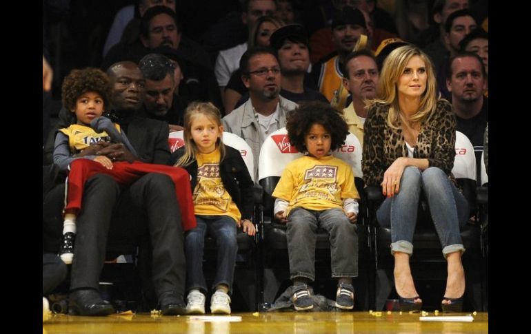 Durante su unión matrimonial Klum y Seal procrearon a su hija Lou y sus dos hijos Henry y Johan. EFE  /