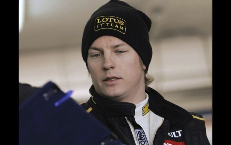 Kimi Raikkonen se siente feliz de haber entrado rápidamente en materia y adaptarse . EFE  /