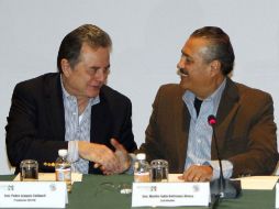 El senador del PRI, Manlio Fabio Beltrones, dice que no tuvo nada que ver con la separación de Panal con su partido. NTX  /