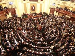 La Asamblea Popular de Egipto, cámara baja  del Parlamento, celebró el  lunes en El Cairo su primera sesión. AFP  /
