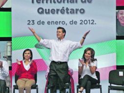 En Querétaro, Peña Nieto propuso la creación de un frente nacional contra la violencia, el secuestro y la extorsión. EL UNIVERSAL  /