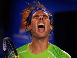 La mentalidad adecuada, sin tener la oportunidad de entrenar mucho, le ha funcionado a Rafael Nadal. EFE  /