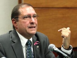 El presidente de la CFC, Eduardo Pérez Motta, denunció presiones sobre el ente antimonopolios por el caso. EL UNIVERSAL  /