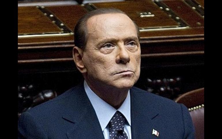 Berlusconi denunció ante los periodistas que en su contra hay un proceso político. AP  /
