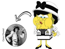Mademoiselle Chanel a la ''Bob Esponja''. ESPECIAL  /