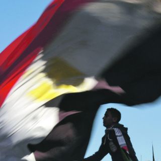 Egipcios festejan el primer aniversario de la caída de Mubarak