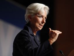 La directora del FMI, Christine Lagarde, recomienda medidas para alentar la competitividad y crecimiento de la economía. ARCHIVO  /