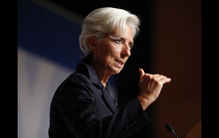 La directora del FMI, Christine Lagarde, recomienda medidas para alentar la competitividad y crecimiento de la economía. ARCHIVO  /