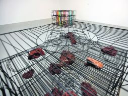 Pieza de Daniel Guzmán que forma parte de la exposición Materia oscura, que abre hoy en el Museo de Arte de Zapopan.  /