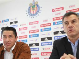 Ambriz fue presentado hace unos momentos en Verde Valle como el nuevo pastor del Guadalajara.  /