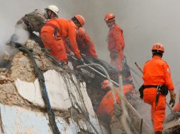 Los edificios eran usados durante el día y estaban casi vacíos al momento del desastre. EFE  /