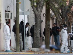En pleno centro de Monterrey, un comando ejecutó a ocho hombres en las primeras horas del jueves. REUTERS  /