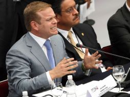 El vocero del PVEM, Arturo Escobar y Vega, dice que las repercusiones de la multa serán muy severas. ARCHIVO  /