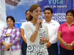 La precandidata del PAN Josefina Vázquez Mota, dijo que no haría alianzas con Elba Esther Gordillo. EL UNIVERSAL  /