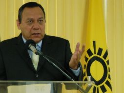 Jesús Zambrano, dirigente nacional del PRD, llamó a la dirigencia estatal a considerar que la sociedad castiga las divisiones. ARCHIVO  /