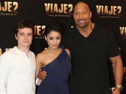 Johnson convocó al público mexicano a ver esta historia de aventuras. EL UNIVERSAL  /