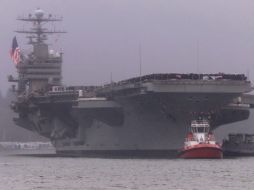 La Marina de EU planea que sea un buque de guerra con capacidad para barcos y helicópteros. ARCHIVO  /