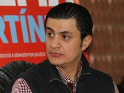 Ante militantes de Arandas, el precandidato del blanquiazul exhortó a demostrar que con el PAN 'a Jalisco le va mejor'. ESPECIAL  /
