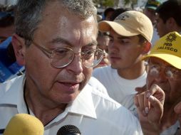 El coordinador del Diálogo para la Reconstrucción de México (DIA), Manuel Camacho Solis. ARCHIVO  /