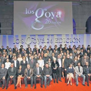 Antes de la rivalidad, festejo y foto en familia