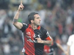 Maldonado festeja su anotación. MEXSPORT  /