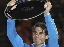 Nadal aceptó su derrota y asegura que dio todo en la pista. EFE  /