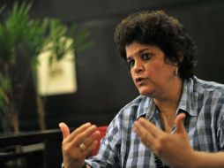 Izabella Teixeira, ministra de medio ambiente de Brasil, en una entrevista durante el Foro Social 2012. AFP  /