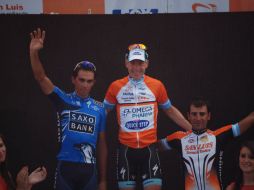 Alberto Contador inició el 2012 participando en el Tour de San Luis, Argentina donde ocupo el segundo puesto. EFE  /
