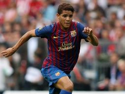Jonathan dos Santos, quien viajó a Villarreal pero no vio acción, estuvo en práctica con miembros del Barcelona B. MEXSPORT  /