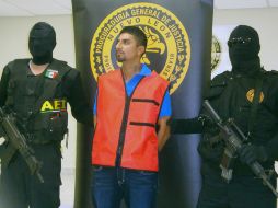 La Procuraduría General de Justicia estatal detuvo a Enrique N, ''El árabe'', presunto multihomicidia. EFE  /