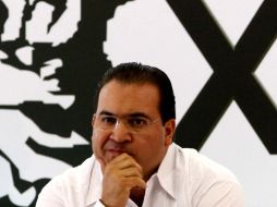 El gobernador Javier Duarte. Dos de sus colaboradores fueron detenidos con relación a los recursos y luego liberados. ARCHIVO  /
