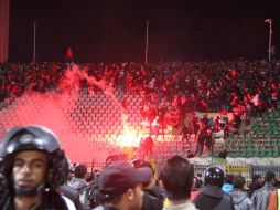Los disturbios se desataron hoy tras el partido entre Al Ahli de El Cairo y el local Al Masri. REUTERS  /